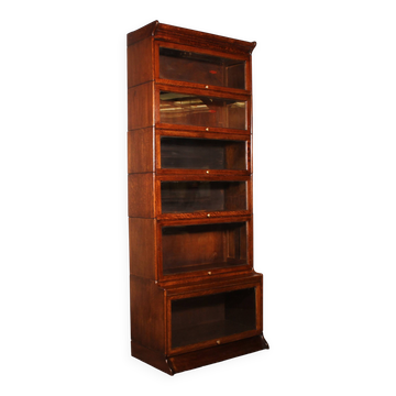 Bibliothèque dit stacking bookcase En chêne De 6 éléments avec une avancée