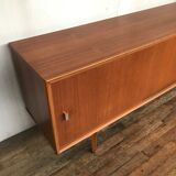 Scandinavian enfilade, 1950 design, vintage teak