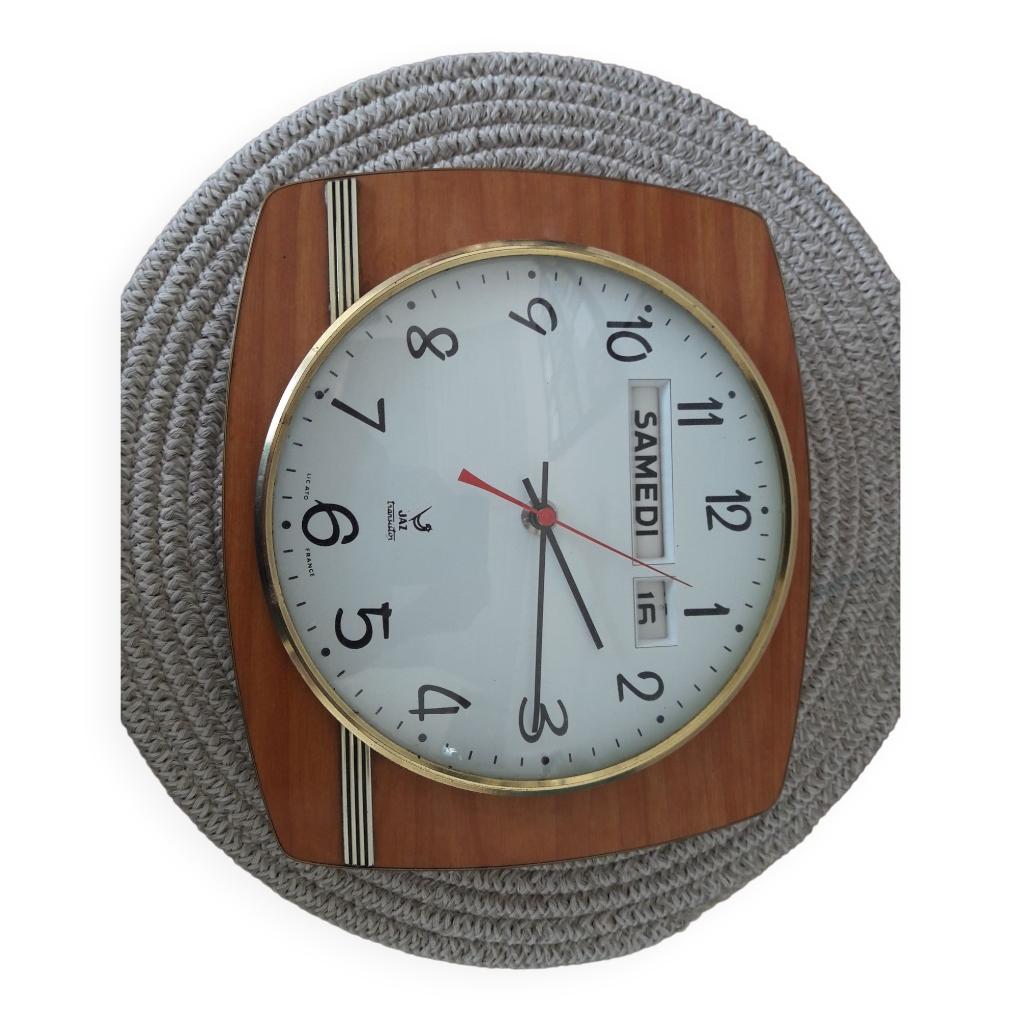 Vintage formica wall clock