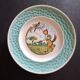 Vintage dessert service Les fables de la Fontaine