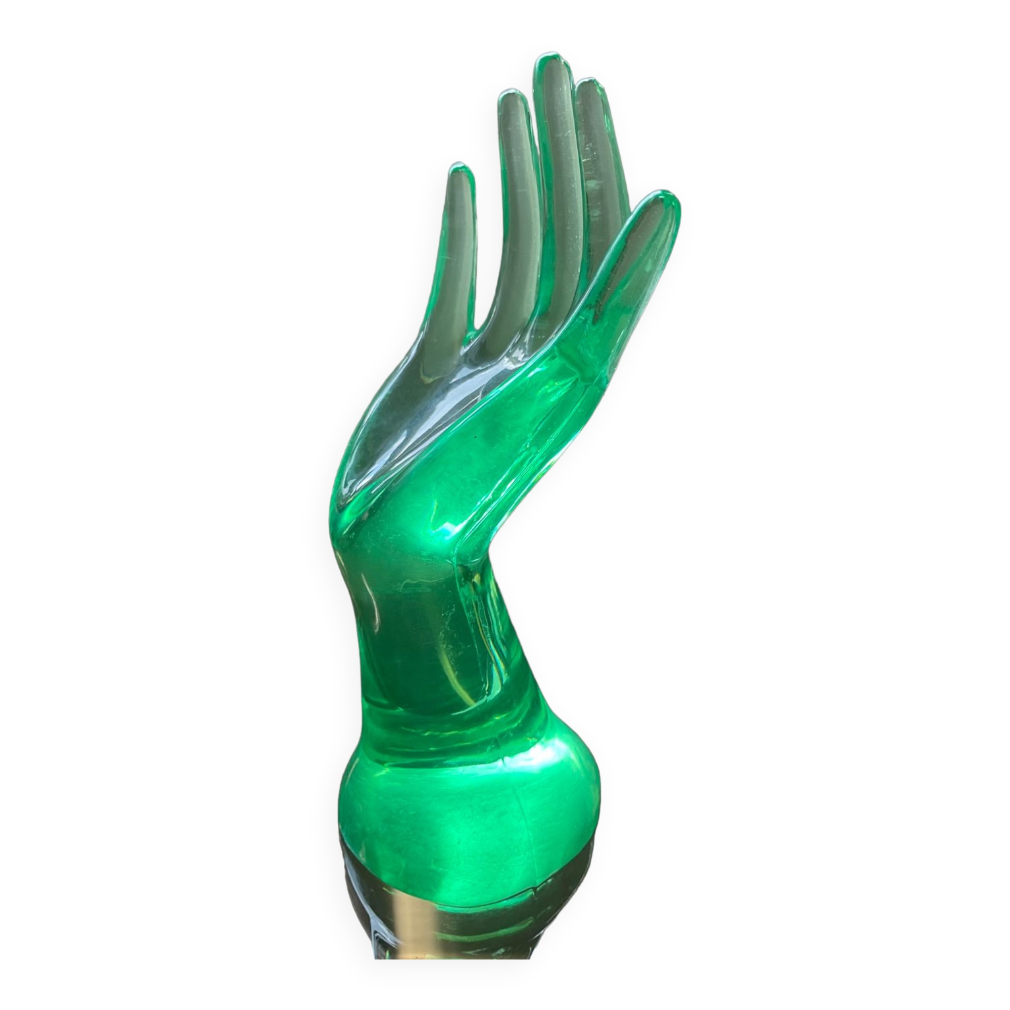Vintage Plexiglas Ring Hand from the 70s-80s