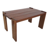 Solid oak dining table, The Netherlands 1970's