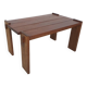 Table de salle à manger en chêne massif, Pays-Bas, années 1970