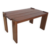 Solid oak dining table, The Netherlands 1970's