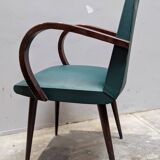 Bridge chair with compass legs