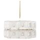 Crystal and brass pendant lamp by Carl Fagerlund for Orrefors, Sweden, 1960.