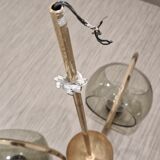 Art deco brass chandelier