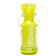 Vase postmoderne, verre jaune, Pologne, années 1970