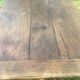 Table de ferme de cuisine en chêne et châtaignier XVIIIe avec deux tiroirs 196/87-78h