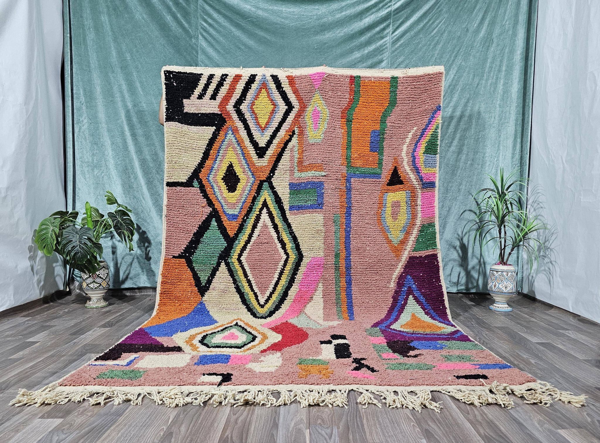 Handmade Moroccan rug 3x2 m