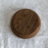 Natural teak bowl, vintage Scandinavian design