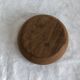 Natural teak bowl, vintage Scandinavian design
