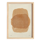 Painting on paper - rock - signed eawy