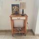 Country chic console side table