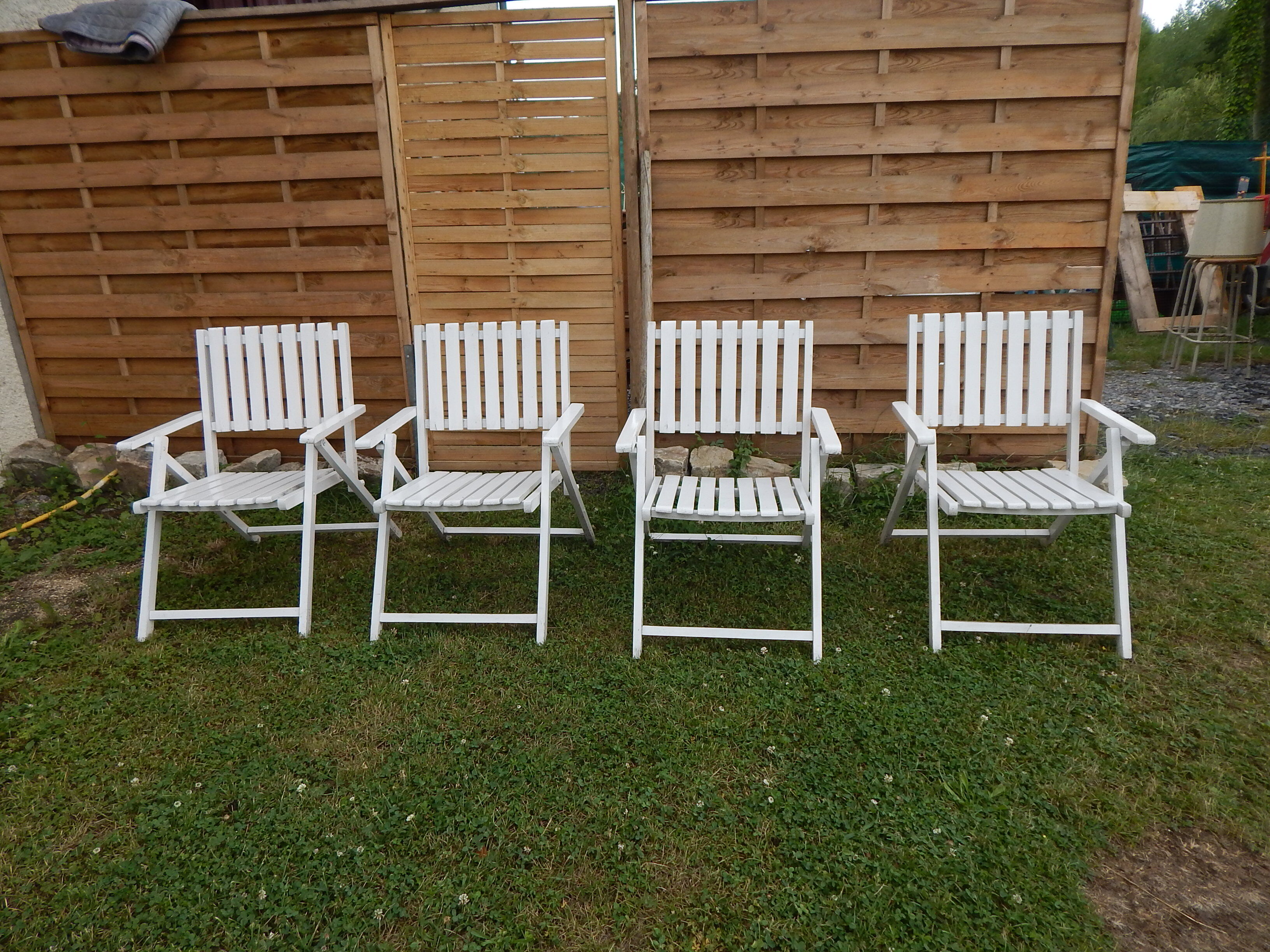 4 60/70 year folding garden chair chair