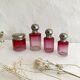 Set / Toiletries / Pink crystal bottles, 1920s