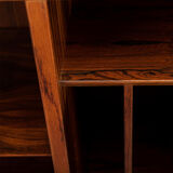 Rosewood bookcase with Record Rack by Hundevad & Co, 1960s