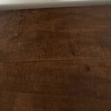 Folding half-moon table