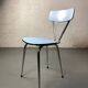 Blue Formica chair
