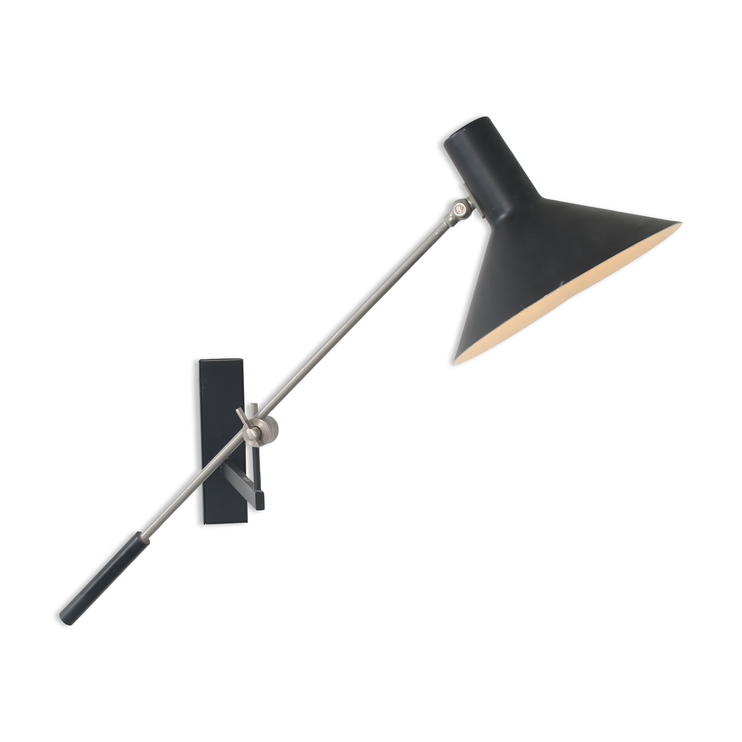 1960s Model “7105” wall lamp by J.J.M. Hoogervorst for Anvia, Netherlands