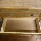 Bamboo chest of drawers