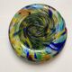 Blown glass trivet confetti Italy