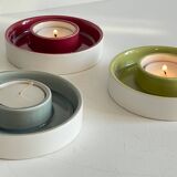 BOUGEOIRS Cracked Ceramic Candle Holder