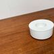 White melamine ashtray, mid-century Swedish design by Gunnar Larson for Gustavsberg, 1960s.