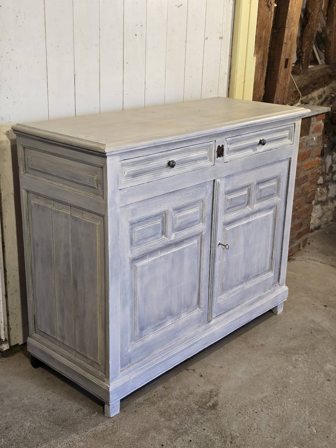 Louis Philippe style 2-door, 2-drawer sideboard