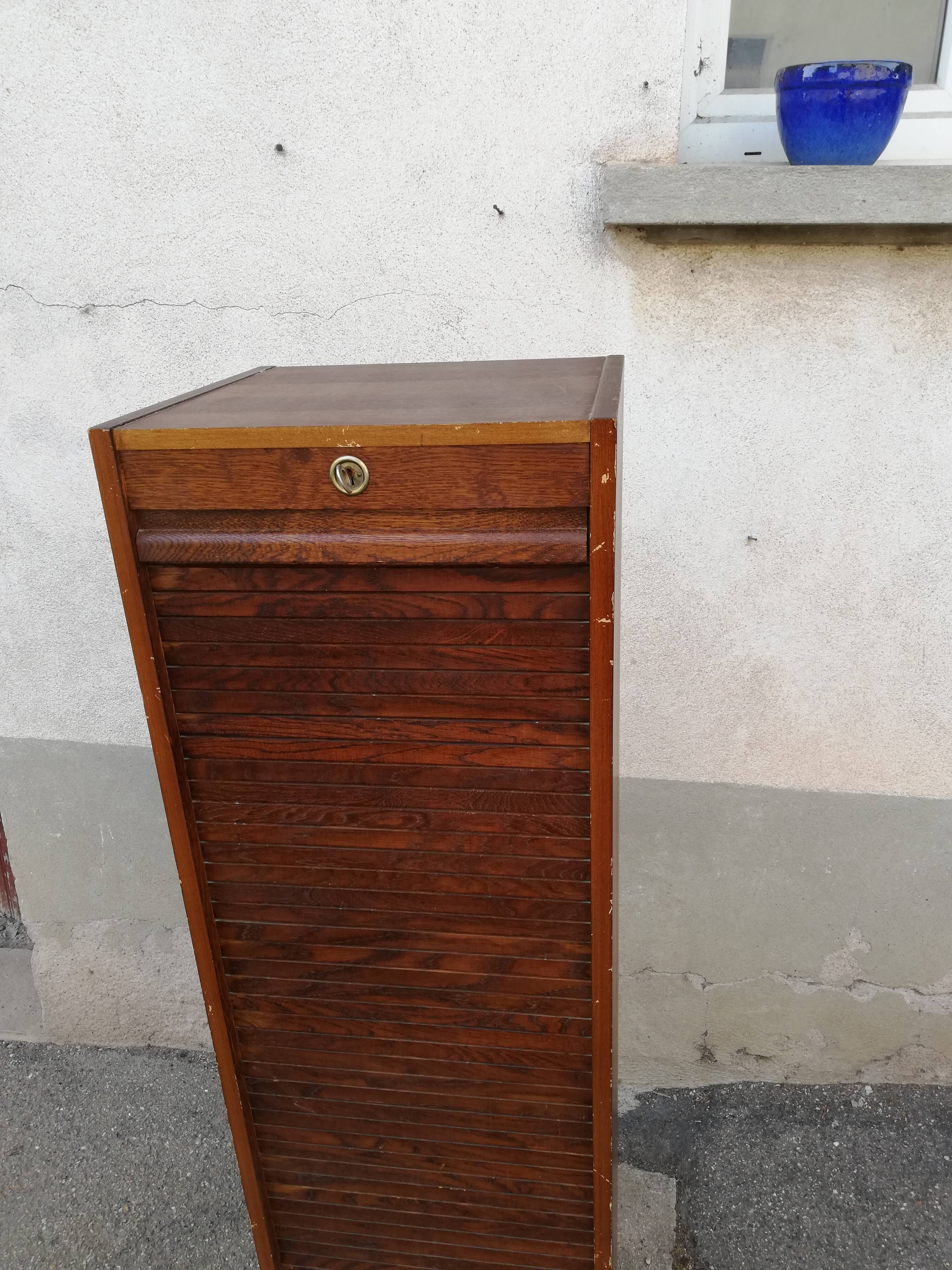 Meuble classeur vintage 1 rideau