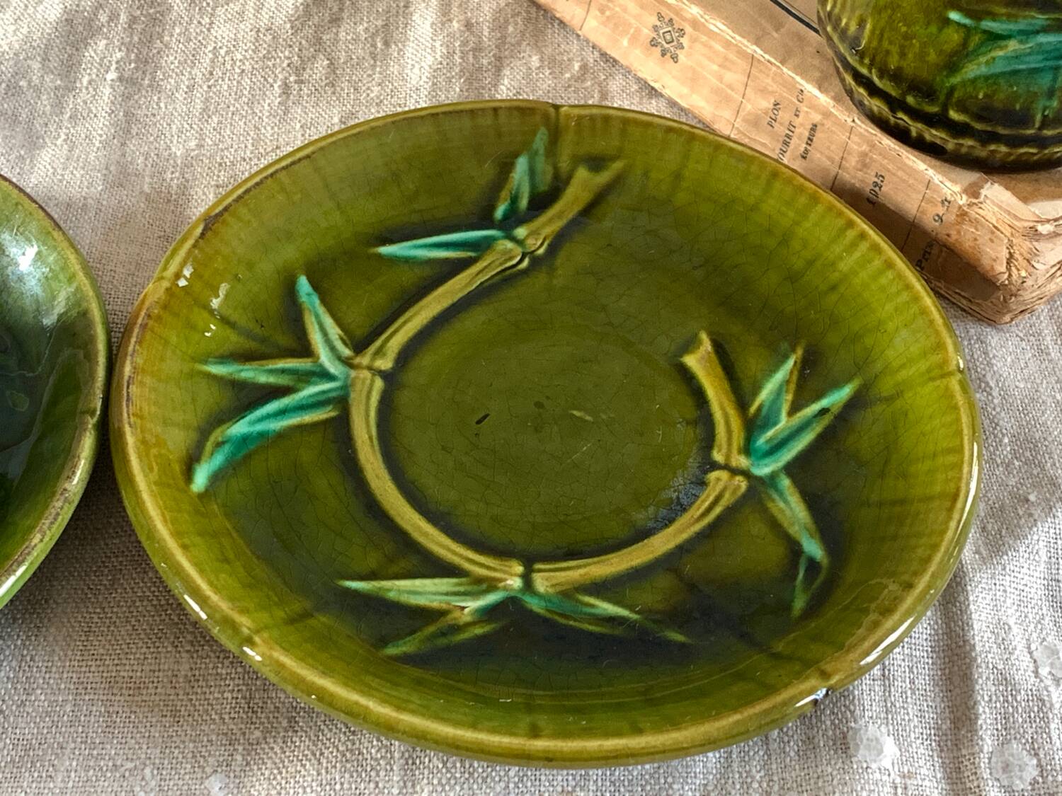 2 bamboo-decorated slushie cups