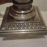 Pair of candlesticks Cailar Bailard silver metal