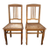 Pair of caned chairs Art Nouveau, 1900