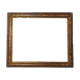 Old Italian frame gilded polychrome wood 47x39 cm, foliage 41x33 cm SB