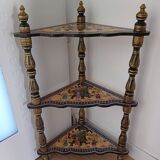 Small exotic corner cabinet