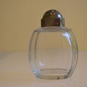 Art Deco glass sugar bowl from Czechoslovakia