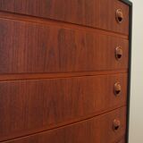 Teak chest of drawers, Danish design, 1960s, designer: Kai Kristiansen, man