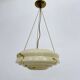Art deco glass hanging lamp, 1950s