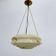 Art deco glass hanging lamp, 1950s