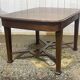 Art Nouveau dining table in mahogany in the style of Gustave Serrurier-Bovy.