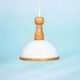 Bohemian 70s mushroom pendant lamp