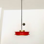 1 of 3 Adjustable Orion Glass Pendant Lamps from Staff