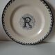 Pair of ironstone plates – Salins François Ier & KG