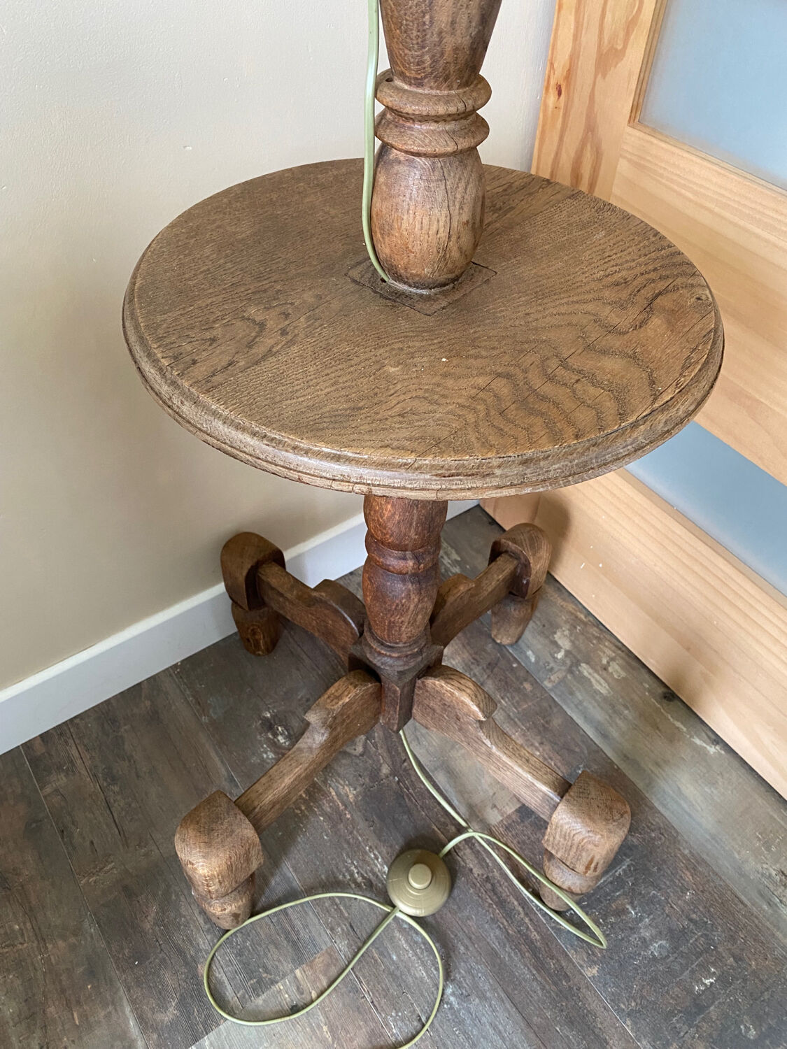 Vintage reading floor lamp