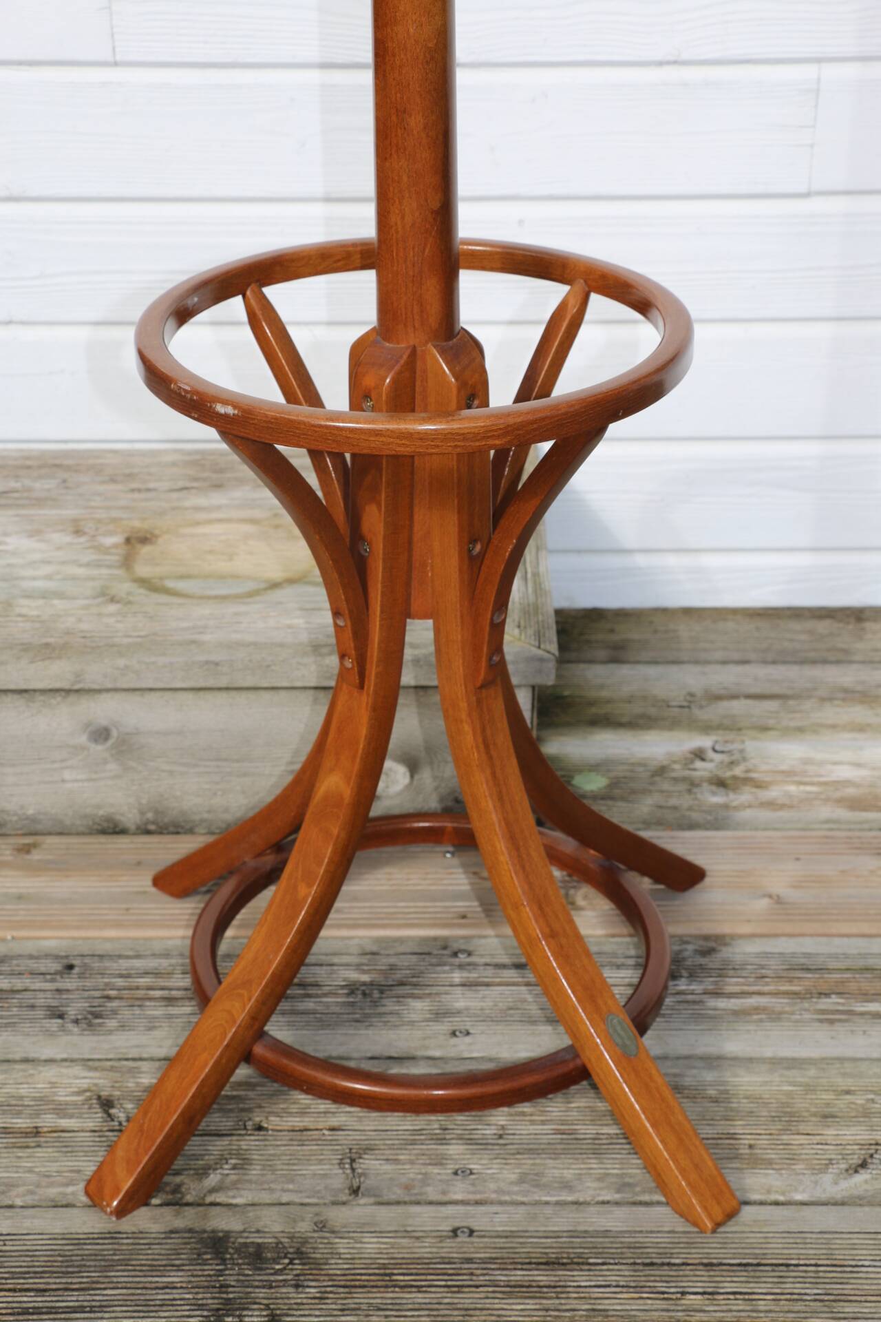 Coat rack parrot BAUMANN dark beech umbrella stand