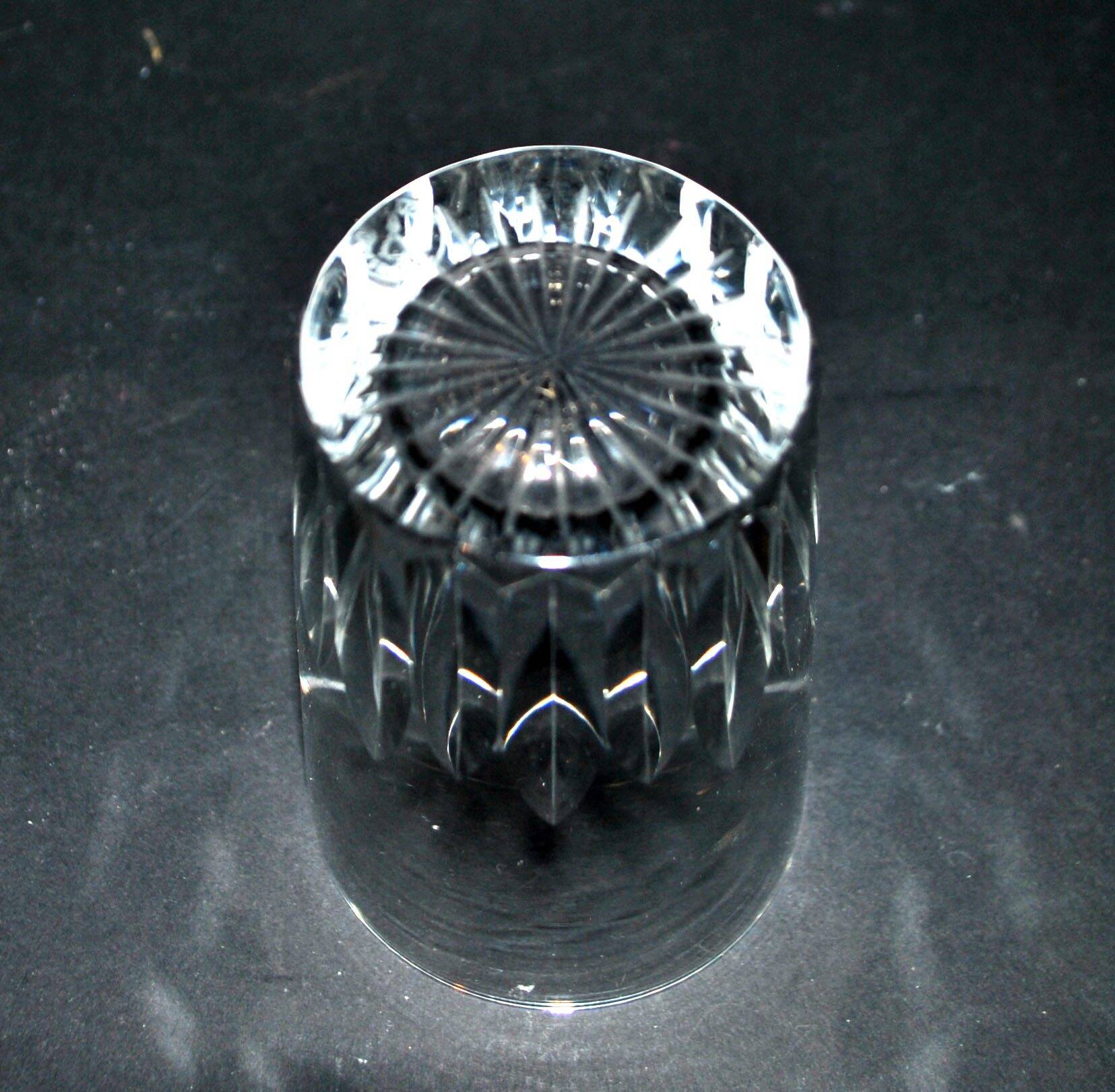 Baccarat spear cut crystal water glass tumbler