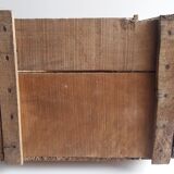 Ibled chocolate box in old wooden transport
