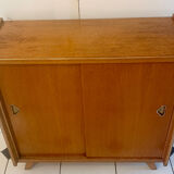 Vintage shoe cabinet feet compass