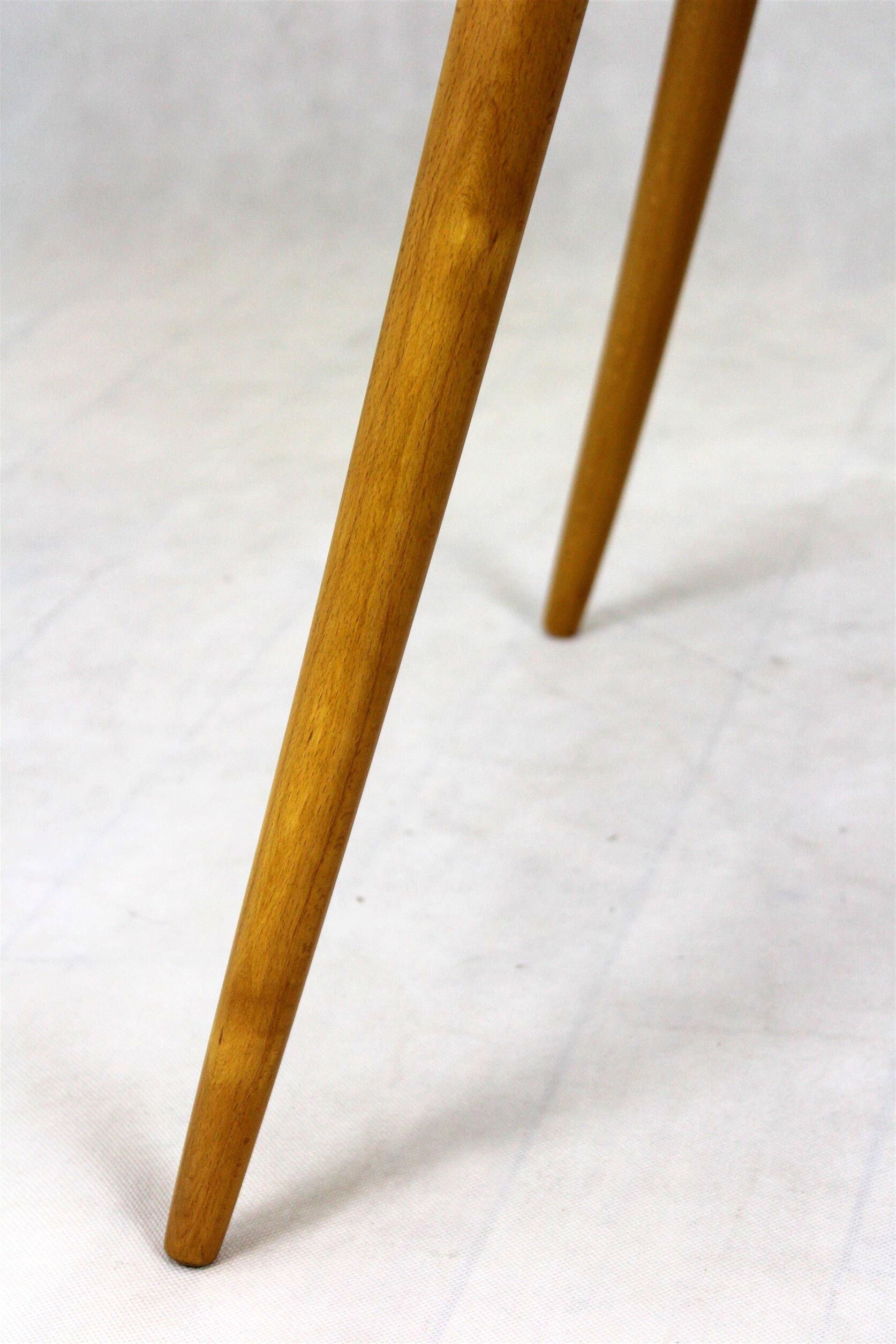 Coffee Table with Black Glass Top by Jiří Jiroutek for Cesky Nabytek, 1960s