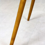 Coffee Table with Black Glass Top by Jiří Jiroutek for Cesky Nabytek, 1960s